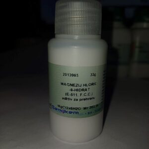 KE.FC.MAGNEZIJ HLORIDx6H2O(FCC)aditiv 33g
